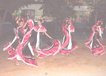 dance in red and black