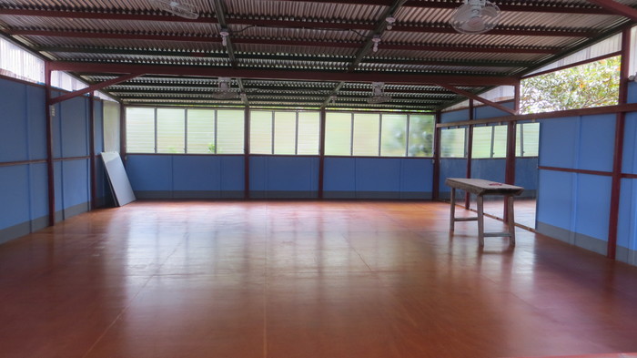 newly painted multi-purpose/dance classroom