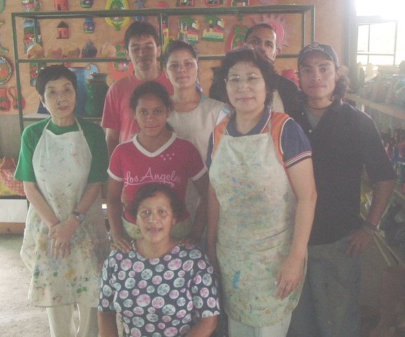 Ceramica con Michiko y Makiko