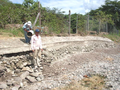 repaired part of wall