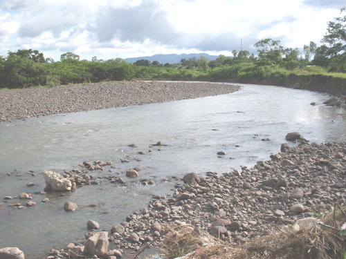 river looking west