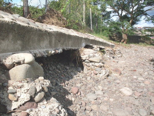 protection wall erosion